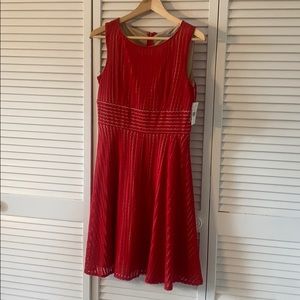 Danny & Nicole gorgeous red dress NWT